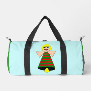 Christmas Angel Bell Duffle Bag