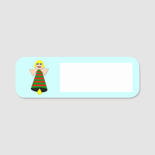 Christmas Angel Bell Namensschild
