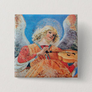 CHRISTMAS ANGEL BUTTON