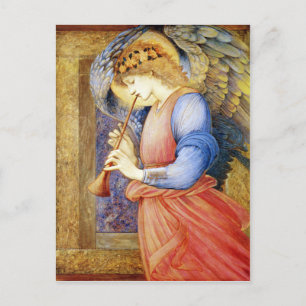 Christmas Angel Edward Burne-Jones Postcard Feiertagspostkarte