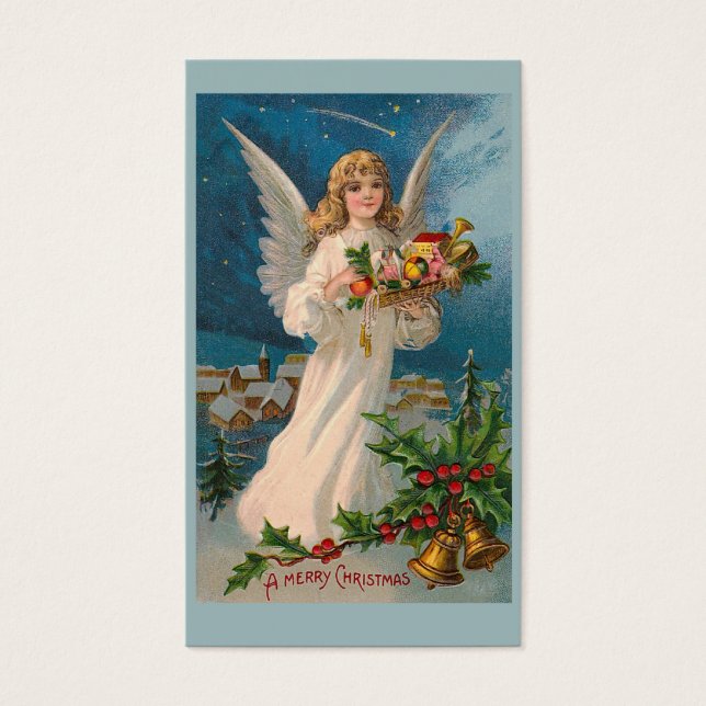 "Christmas Angel"-Geschenkmarke (Vorderseite)