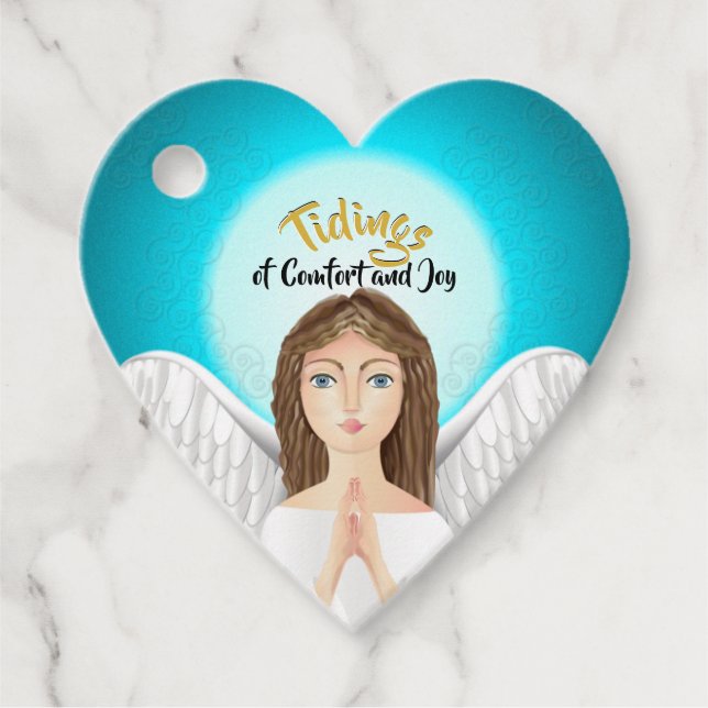 Christmas Angel Holiday Geschenkanhänger (Vorderseite)