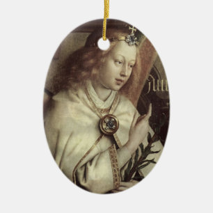 Christmas Angel, Jan van Eyck Keramikornament