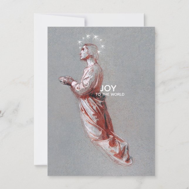 Christmas Angel Joy Feiertagskarte (Vorderseite)