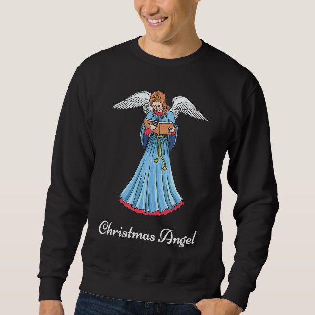 Christmas Angel  Merry Christmas Sweatshirt (Vorderseite)