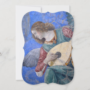 Christmas Angel Musician Melozzo da Forli Vatican Feiertagskarte