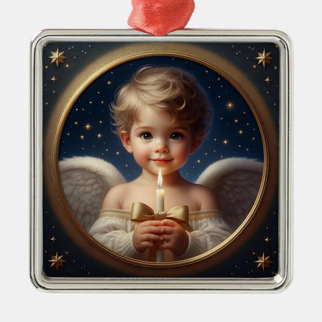 Christmas Angel Ornament with Candle (Vorne)