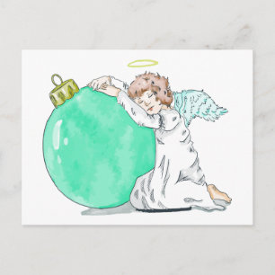Christmas Angel postcard Feiertagspostkarte