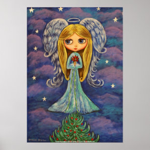 Christmas Angel Print Poster