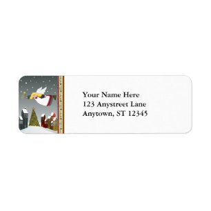 Christmas Angel Small Labels