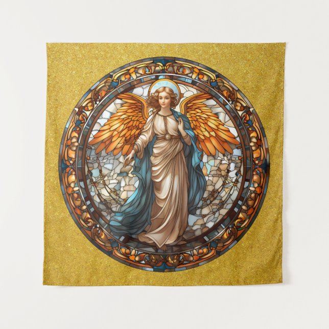 Christmas Angel Tapestry Wandteppich (Vorderseite)