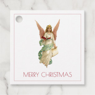 CHRISTMAS ANGEL VINTAGE FAVOR TAVOR TAGS GESCHENKANHÄNGER