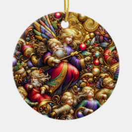 CHRISTMAS ~ Angels 19. Jahrhundert ~ Keramik Ornament