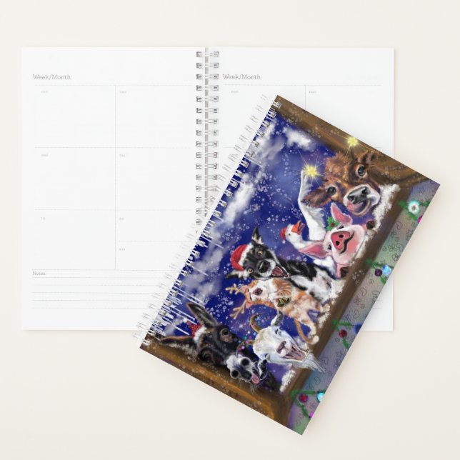 Christmas Animal Party Funny Planner Planer (Anzeige)