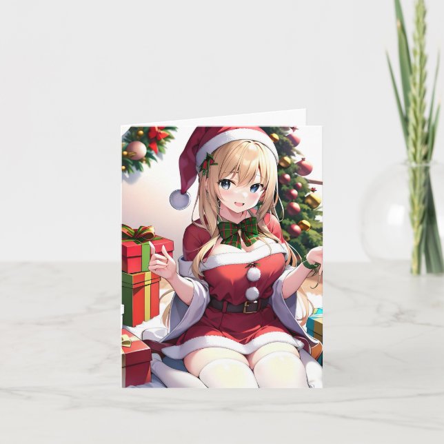 Christmas Anime H - AI Karte (Vorderseite)