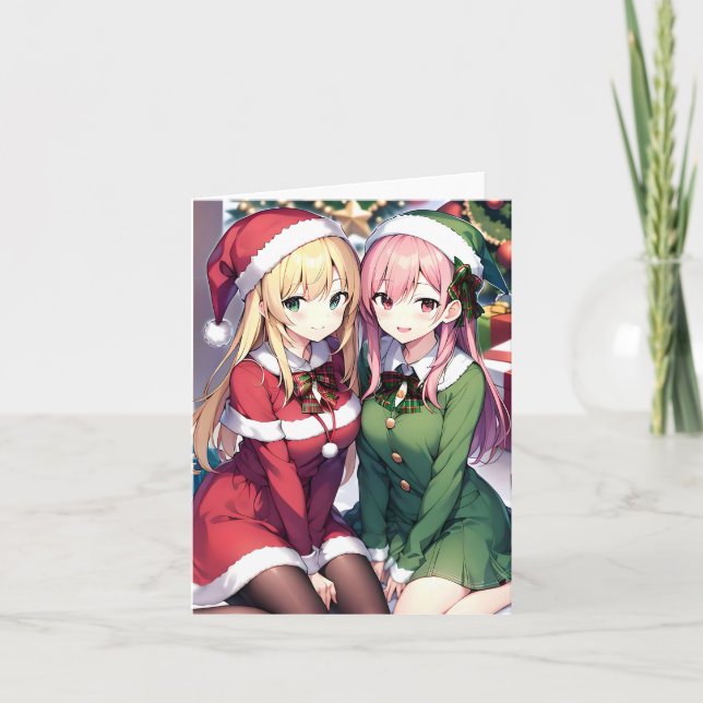 Christmas Anime L - AI Karte (Vorderseite)