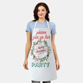 christmas apron schürze