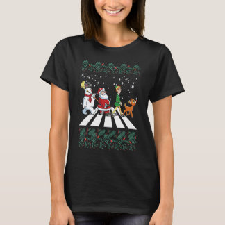 Christmas Arbey Road  Christmas T-Shirt