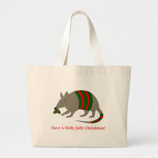 Christmas Armadillo Tote Bag Jumbo Stoffbeutel