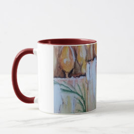 CHRISTMAS ART CANDLES with HOLY Tasse