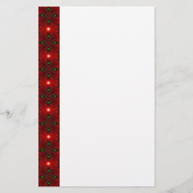 Christmas Art Deco Briefpapier (Vorderseite)