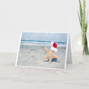 Christmas At The Beach Feiertagskarte