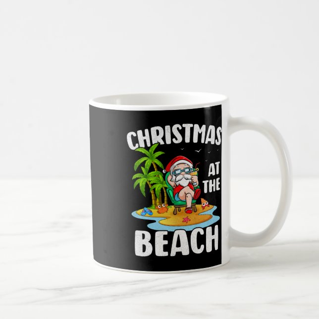 Christmas At The Beach Summer Santa Christmas In J Kaffeetasse (Rechts)