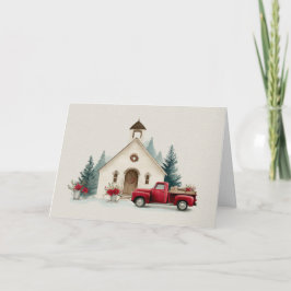 Christmas at the Chapel Feiertagskarte