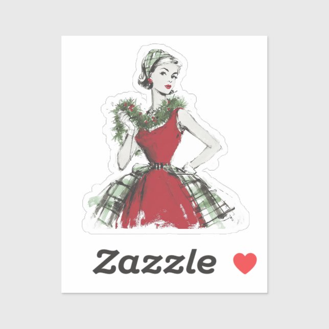 Christmas  aufkleber (Blatt)