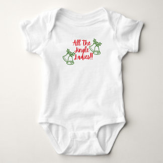 Christmas Baby Bodysuit - Jingle Ladys Bells Baby Strampler
