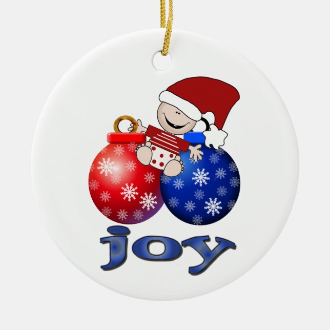 Christmas Baby Joy Ornament (Vorne)