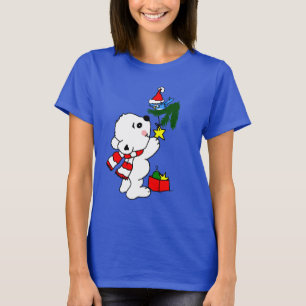Christmas Baby Polar Bear Hanging Ornament T - Shi T-Shirt