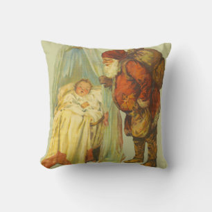 Christmas Baby Santa Clause Vintag Kissen