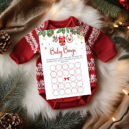 Christmas Baby Shower Bingo Game