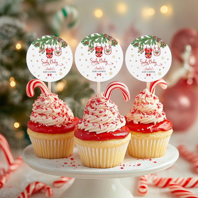 Christmas Baby Shower Sticker | Santa Baby Holiday (Von Creator hochgeladen)