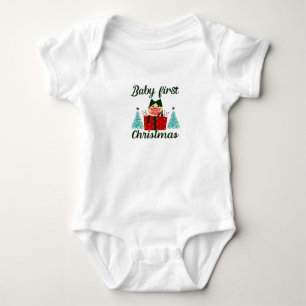 CHRISTMAS BABY STRAMPLER