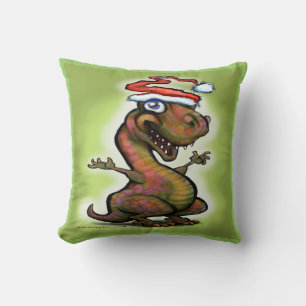 Christmas Baby T-Rex Dinosaur Kissen
