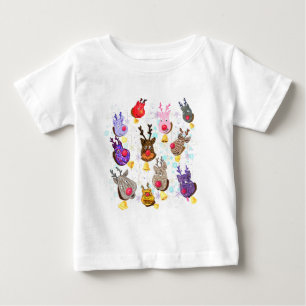 Christmas Baby T - Shirt Toy Dees with Bells Fun