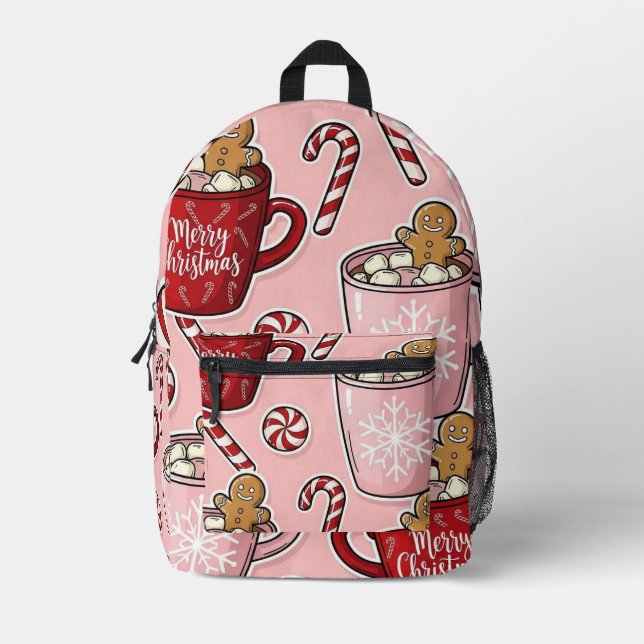 Christmas Backpack Bedruckter Rucksack (Vorderseite)