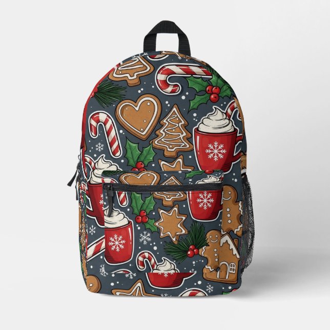 Christmas Backpack Bedruckter Rucksack (Vorderseite)