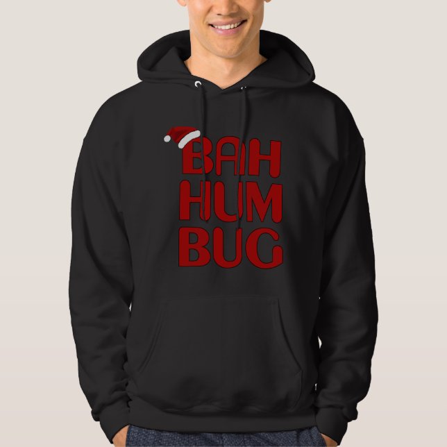 Christmas Bah Humbug Shirt-Xmas Humbug Weihnachtsm Hoodie (Vorderseite)