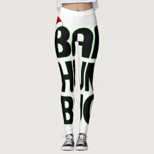 Christmas Bah Humbug Sweatshirt Xmas Humbug Santa Leggings