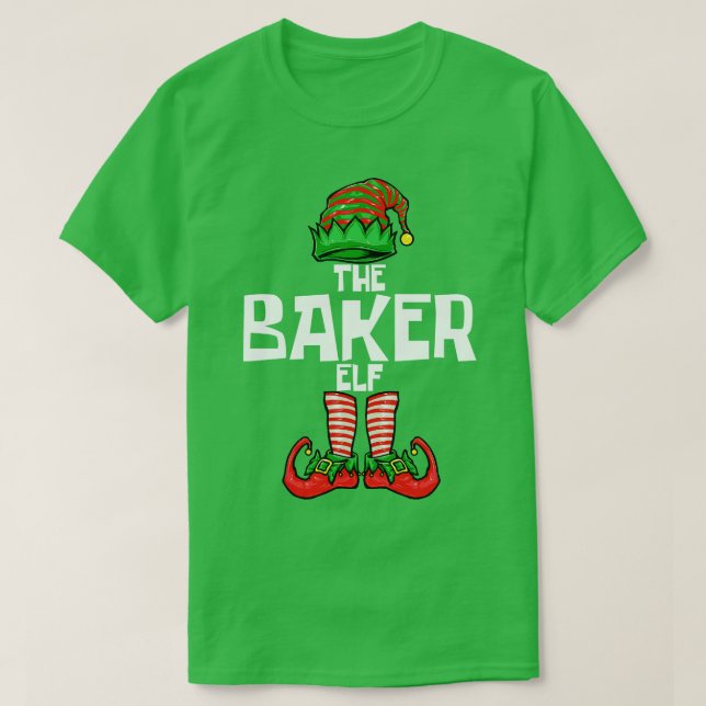 Christmas Baker Elf T-Shirt (Design vorne)