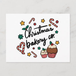 Christmas Bakery Co. Postkarte