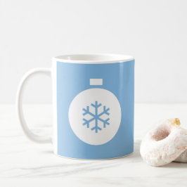 Christmas Ball Blue Coffee Tasse