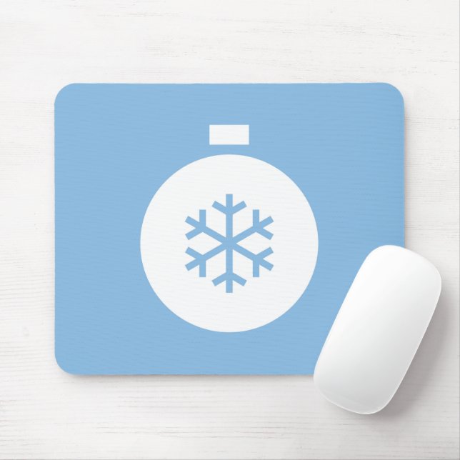 Christmas Ball Blue Mouse Pad Mousepad (Mit Mouse)