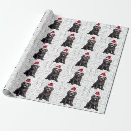 Christmas Barbet Dog Lover Holiday Geschenkpapier