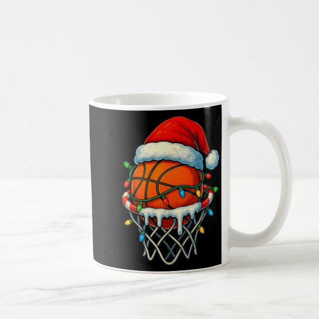 Christmas Basketball Ice Cream Drip For Boys Kids  Kaffeetasse (Rechts)
