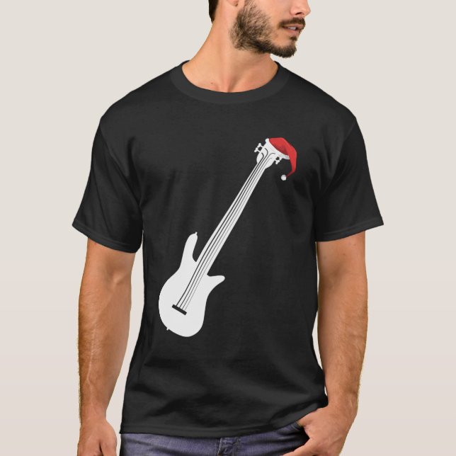 Christmas Bass Gitarre Shirt Santa Bass Gitarre sp (Vorderseite)