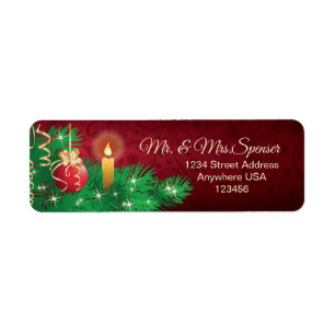 Christmas Bauble Candle Pine